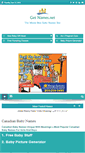 Mobile Screenshot of getnames.net